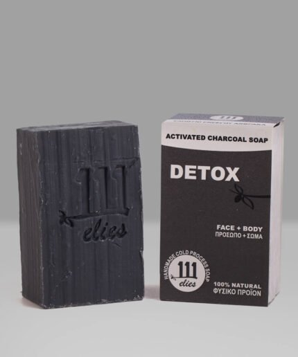 Detox с активен въглен 100% натурален сапун с маслиново масло