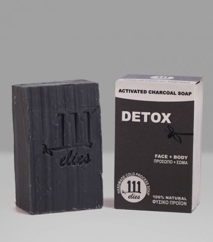 Detox с активен въглен 100% натурален сапун с маслиново масло